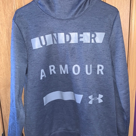Under Armour Tops - Under Armour Blue Cold Gear Hoodie